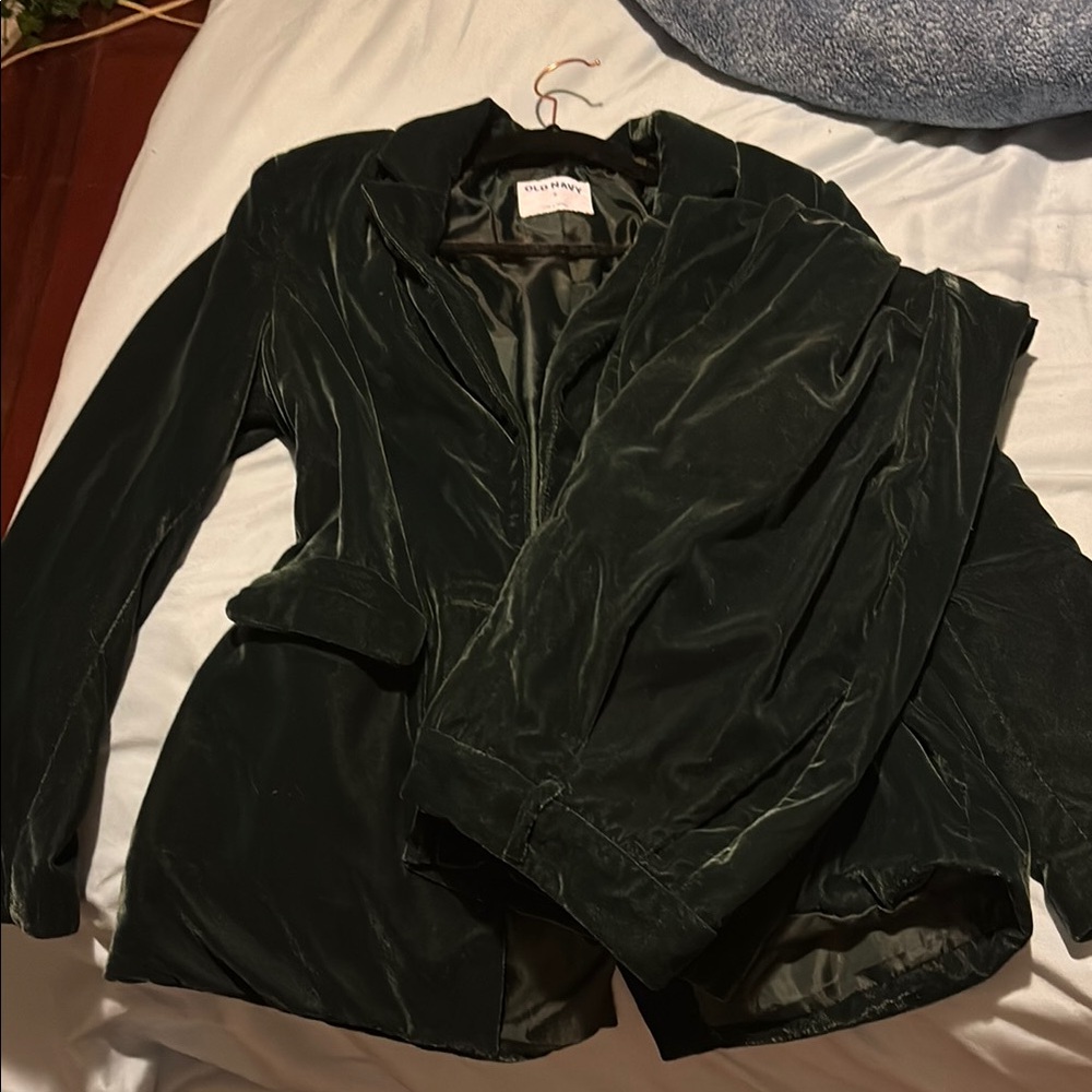 Old navy Velvet Jacket and Pants